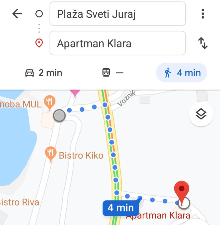 Apartments Klara Sveti Juraj Εξωτερικό φωτογραφία